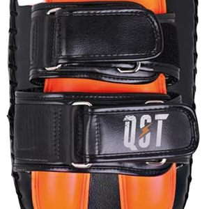 Premium Leather Thai Kick Pads Heavy Duty Strike <b>Shield</b> Curved Design Muay Thai Training Commercial Grade OEM Factory Direct - Product Image 6