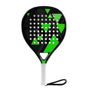 Raquette de padel en diamant personnalisée de haute qualité, légère, faite à la main, portable, en fibre de carbone 3K/12K/18K, noyau en mousse EVA, imperméable - Product Image 1