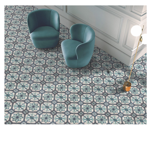 Carreaux muraux en céramique de style arabe pour salle de bain, motif floral, carreaux modernes en ciment pour extérieur - Product Image 3