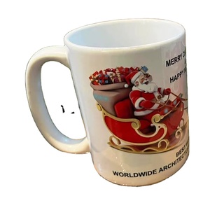 Venta al por Mayor de Tazas de Café Modernas, Gruesas y Estampadas con Logotipo Personalizado, de Cerámica Blanca, al Mejor Precio en Grandes Cantidades - Product Image 1