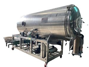 Equipo de Liofilización Comercial Automático de Acero Inoxidable WHFD-100, Controlado por PLC, Multiusos, Larga Vida Útil, para Procesamiento de Alimentos - Product Image 5