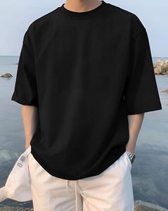 เสื้อยืดครอปพิมพ์ลายกราฟิกแบรนด์ดังสำหรับผู้ชาย คุณภาพสูง น้ำหนัก 300 กรัม ผ้าเจอร์ซีย์เปล่า ขายส่ง รับสั่งพิมพ์ลายตามต้องการ เสื้อยืดครอปแบบยูนิเซ็กซ์ ผ้าฝ้าย 100% - Product Image 1