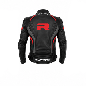 Chaquetas de Motocicleta de Verano para Hombre, Tallas Grandes, Personalizadas, de Cuero, con Estampado Digital, Impermeables, Transpirables y Anti-UV - Product Image 5