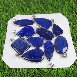 Wholesale Lot Bezel Charm Pendant Rainbow Moonstone <b>Silver</b> Plated Brass Jewelry Necklace - Product Image 6