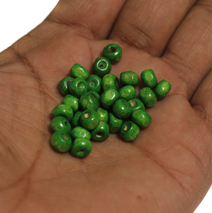 Natural Wood Beads with <b>Large</b> Hole Spacer Lead-Free Balls Charms Multi Color FAIZA CRAFT FC-8412 for <b>Jewelry</b> Making DIY Handmade - Product Image 6