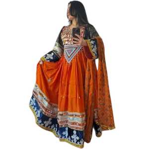 Vestido Afgano Kuchi para Mujer, Vestido de Terciopelo Kuchi Afgano, Cultura Pashtun, Última Moda 2026, Hecho a Mano, Tribal, Tradicional, Bordado - Product Image 1