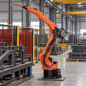 Nouvelle station de travail robotisée professionnelle pour soudage à l'arc avec fonction de soudage pour usage industriel, matériaux métalliques - Product Image 1
