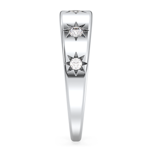 Anillo de compromiso REYES personalizado de oro sólido de 14K con moissanita certificada por GRA para mujer, regalos de boda de lujo, joyería fina. - Product Image 4