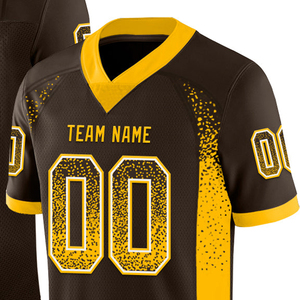 Maillot de football OEM personnalisé par sublimation, style décontracté, 100 % polyester polaire, nom et numéro de l'équipe imprimés - Product Image 3