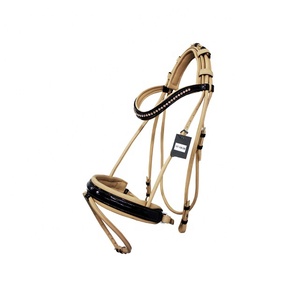Brida doble Weymouth en cuero patentado producto de caballo de alta calidad - Product Image 4
