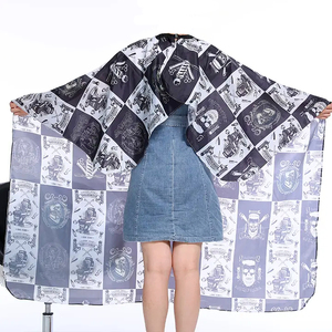 Capa de Peluquería con Estampado de Herramientas para el Cabello, Antiadherente, Profesional, para Salón de Belleza, Corte de Cabello, Coloración y Peinado - Product Image 6