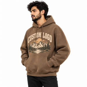 Sudadera con Capucha Unisex Gris Claro, Sudadera Informal de Color Sólido con Cordón, Sudadera Informal de Algodón para Hombre - Product Image 4