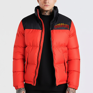Veste matelassée oversize de style hip-hop de qualité supérieure, coupe-vent et imperméable, en coton chaud, avec blocs de couleur, pour le sport en plein air - Product Image 1