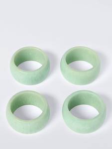 Juego de Anillos para Servilletas de Resina Verde Brillante, Diseño Redondo Minimalista, Decoración Moderna para Mesa de Comedor, Elegantes Accesorios para Mesa de Boda - Product Image 4