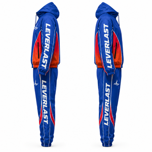Ropa Deportiva con Franjas Reflectantes de Poliéster con Logotipo Personalizado, Trajes Cortavientos para Hombre, Ropa Deportiva Impermeable Delgada, Chándal Unisex - Product Image 4