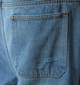 Jean en denim tendance pour homme, coupe slim décontractée en coton/élasthanne, prix abordable, qualité supérieure, design personnalisé - Product Image 6