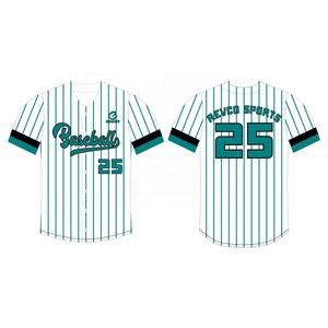 Camiseta de béisbol con logotipo personalizado Camiseta de béisbol de diseño de alta calidad Servicio OEM de béisbol para hombres - Product Image 1