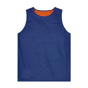 Chaleco Deportivo Unisex Azul sin Mangas, Cuello Redondo, Transpirable, de Poliéster, para Todas las Temporadas, Corte Regular para Adultos 2026 - Product Image 1