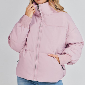 Chaqueta Acolchada Lisa para Mujer, Otoño Invierno, Secado Rápido, Transpirable, Impermeable, Color Personalizado, Superventas - Product Image 1