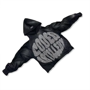 Sudadera con Capucha Personalizada Unisex de Invierno con Estampado Digital, Estilo Harajuku Gótico Y2K Retro, Ropa Urbana Informal de Moda 2026 - Product Image 1