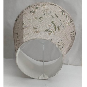 Pantalla de Lámpara de Tela Hecha a Mano con Diseño Floral, Accesorio de Lámpara de Estilo Rústico Tradicional - Product Image 6
