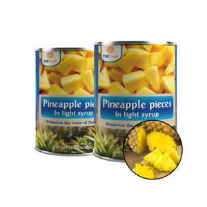 Best Quality Hot Sale Factory In Vietnam Deeply Sweet Canned <b>Pineapple</b> Chunks in <b>Light</b> Syrup Packed in 30oz Can - Product Image 1