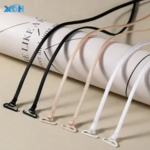 Automático Elastic Bra Strap Underwear Banda Webbing Para Lingerie Glossy Spandex Bra Extenders