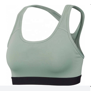 Soutien-gorge de sport dos nageur vert lime pour femme, sans armatures, coupe 3/4, séchage rapide, respirant, lavable en machine, toutes saisons, couleur unie - Product Image 5