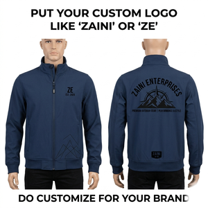380 GSM Premium Polyester/Nylon Windproof Bomber Jacket with <b>Fur</b> <b>Trim</b> and Hood Custom Screen Print Logo Winter Ready - Product Image 1
