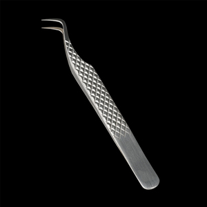 <b>Lash</b> Tweezers For Extension Fiber Tips Different Colour Tweezers For Women Beauty <b>Kit</b> Curved Tip Eyelash Tweezers - Product Image 4
