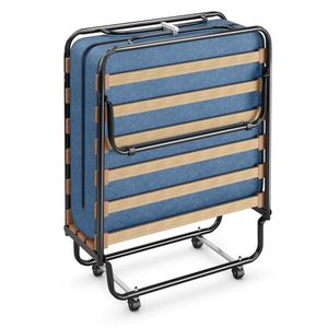 Letto Pieghevole Portatile con Materasso in Memory Foam, Telaio in Metallo Robusto, Made in Italy - Product Image 6