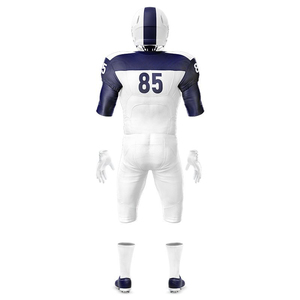 <b>Cheap</b> American Football Uniforms Bulk Order Sublimation Jersey Pants <b>Set</b> Custom Design Unisex Adult Short Sleeve - Product Image 2