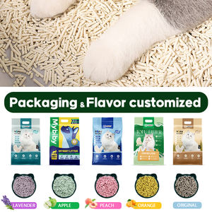 Tofu Katzenstreu Premium 6L 7L OEM Clump Natural Original Sand Großhandel Unscented Tofu Katzenstreu Staubfreier Tofu Füller für Katzen - Product Image 6