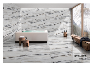 กระเบื้องปูพื้นดิจิตอลพอร์ซเลนดีไซน์ทันสมัยขนาด 60x120 ซม. (600x1200 มม.) สำหรับตกแต่งภายในห้องน้ำและห้องนั่งเล่น - Product Image 6