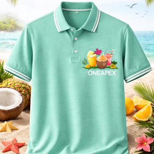 Camiseta Polo Personalizada para Hombre, Polo de Algodón Transpirable Premium con Logotipo Personalizado, Marca Privada, Fabricante de Ropa Casual y de Golf para Verano - Product Image 1