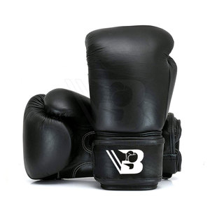 OEM Service Custom Made Leather Laced Boxing Gloves with Moisture Wicking High Quality Training Gloves for Unisex - Product Image 2