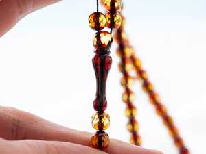 Tasbih islamique élégant en résine |   Chapelet Misbaha Subha fait main sur le thème de l'ange pour la décoration intérieure et pour hommes et femmes - Product Image 3