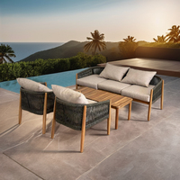 Ensemble de canapés modulaires convertibles en bois massif avec coussins en cuir inclinables, idéal pour appartements modernes, salons et hôtels (nouveau modèle gonflable)