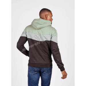Sweat à capuche personnalisé en molleton 100 % coton, brodé, multicolore, 450 GSM, pour homme, coupé et cousu sur mesure - Product Image 6