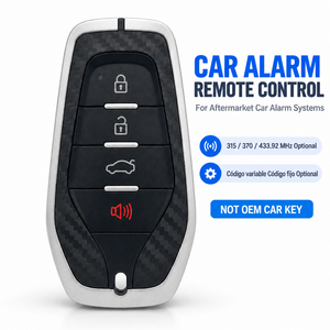 Para Sistema de Seguridad, <span class=keywords><strong>Alarma</strong></span> de Auto 315/370/433MHz, Código Fijo o Variable, Control Remoto Universal - Product Image 1