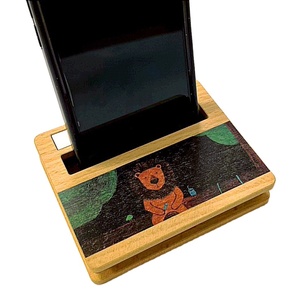 Altavoz de madera portátil personalizado soporte para teléfono móvil difusor de aceites esenciales - Product Image 4