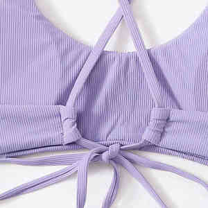 Conjunto de Bikini para Mujer a Precio Bajo, Traje de Baño, Ropa de Playa, Diseño Moderno y Elegante para el Verano, Ligero, con Spandex/Poliéster en la Parte Delantera - Product Image 5