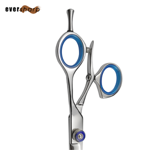 Tijeras de Peluquería Profesionales de Acero Inoxidable VG10 de 5.75 Pulgadas, Hoja Convexa con Pulido Espejo, Mango Desplazado, Plateadas, para Diestros, Afiladas - Product Image 2