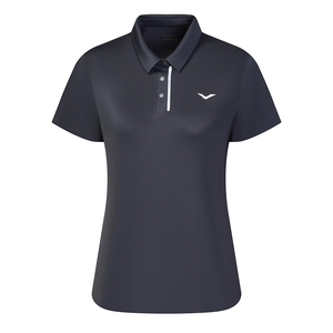Kempa Gear White Women's <b>Golf</b> for Shirt Breathable Solid Quick Drying Polyester Short Sleeve Collared Top - Product Image 3