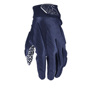 Gants de football américain de qualité supérieure pour receveurs, rembourrés, bleus, pour l'extérieur, fabriqués par un grand fabricant - Product Image 4