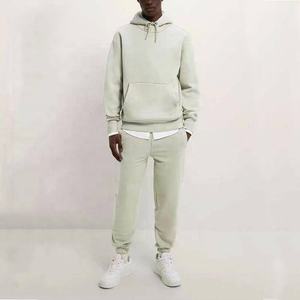 Ensemble de survêtement d'hiver pour homme, deux pièces, à capuche, épais, style décontracté, pour le sport, la course et le streetwear - Product Image 3