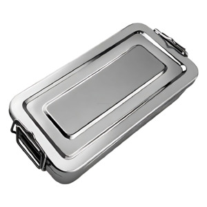Caja de Acero Inoxidable de Alta Calidad para Instrumentos Quirúrgicos, 5x10x2 Pulgadas, con Tapa, Diseños Personalizados, Proveedor Mayorista - Product Image 1