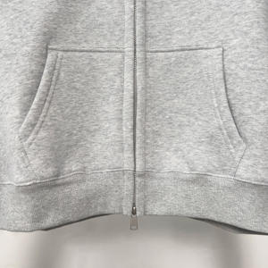 Vente en gros 2022 : Sweat à capuche polaire personnalisé pour homme, couleur unie, haute qualité - Product Image 3