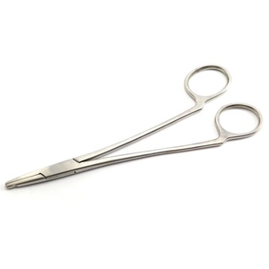 Alicates de acero profesionales para apertura de anillo y sujeción de agujas Reposapiés unilateral sin fórceps de perforación de bloqueo - Product Image 1