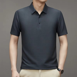 Wholesale Polo Shirts Cotton Polyester Blend Polo Short Sleeve <b>Classic</b> Collar Custom Embroidered T-Shirts for Men - Product Image 3